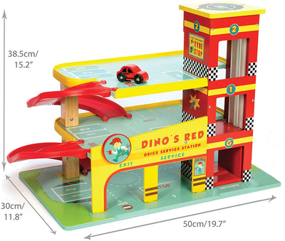Le Toy Van Dino's Wooden Garage 3 years+
