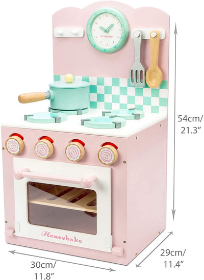 Le Toy Van Oven and Hob Honeybake Collection 3 years+ (Pink)