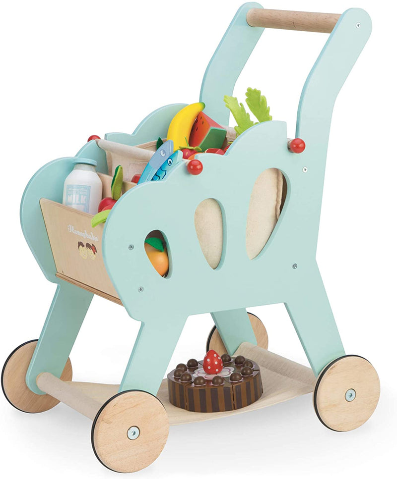 Le Toy Van Wooden Shopping Trolley 3 years+