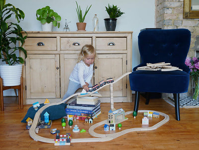 Le Toy Van Royal Express Wooden Train Set 3 years+(180 Pieces)