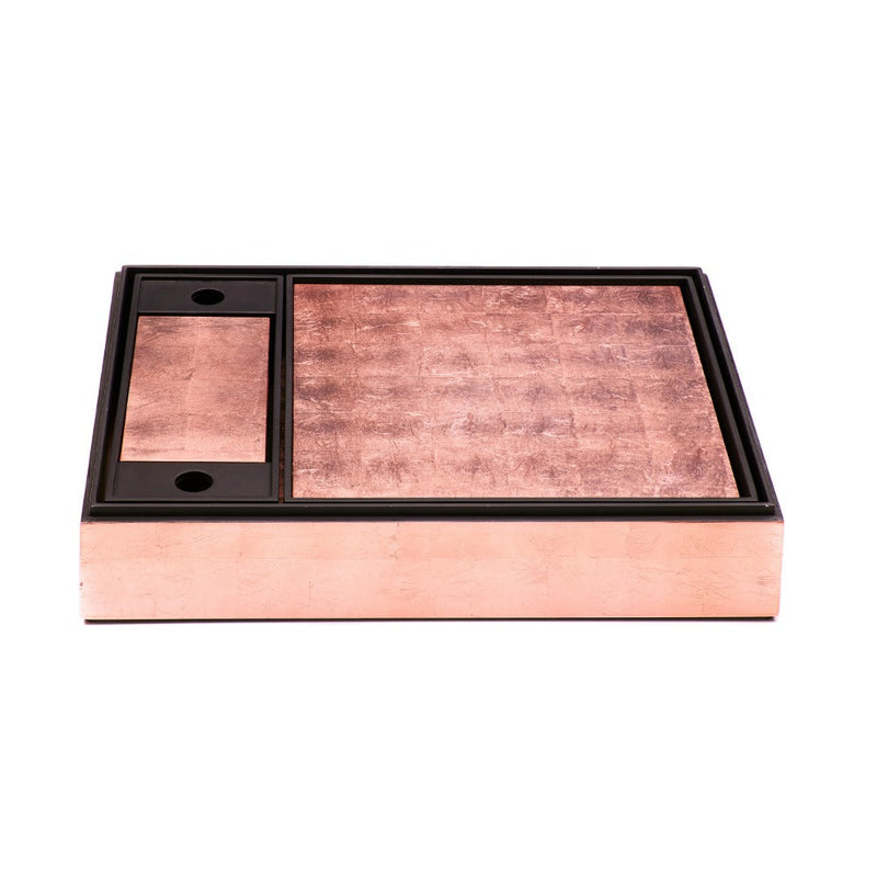 Posh Trading Company Matbox Silver Leaf in Rose Gold
