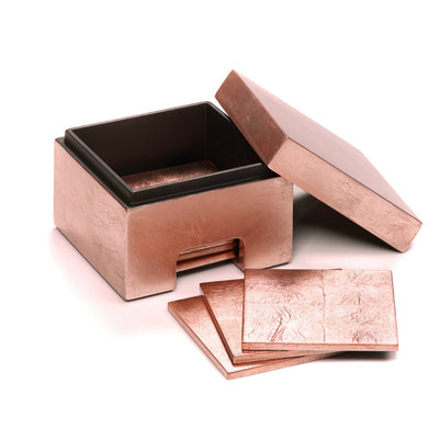 Posh Trading Company Coastbox Silver Leaf in Rose Gold