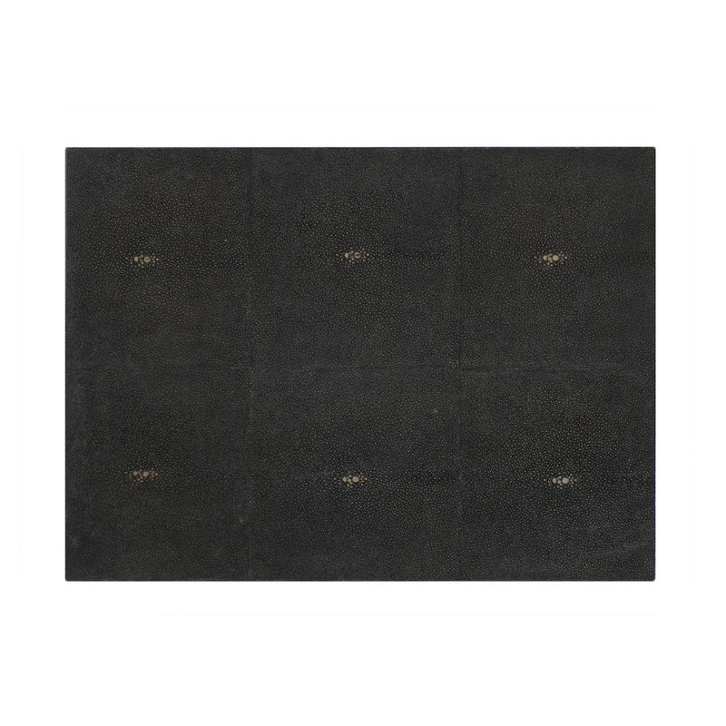 Posh Trading Company Serving Mat/Grand Placemat in Faux Shagreen Chocolate