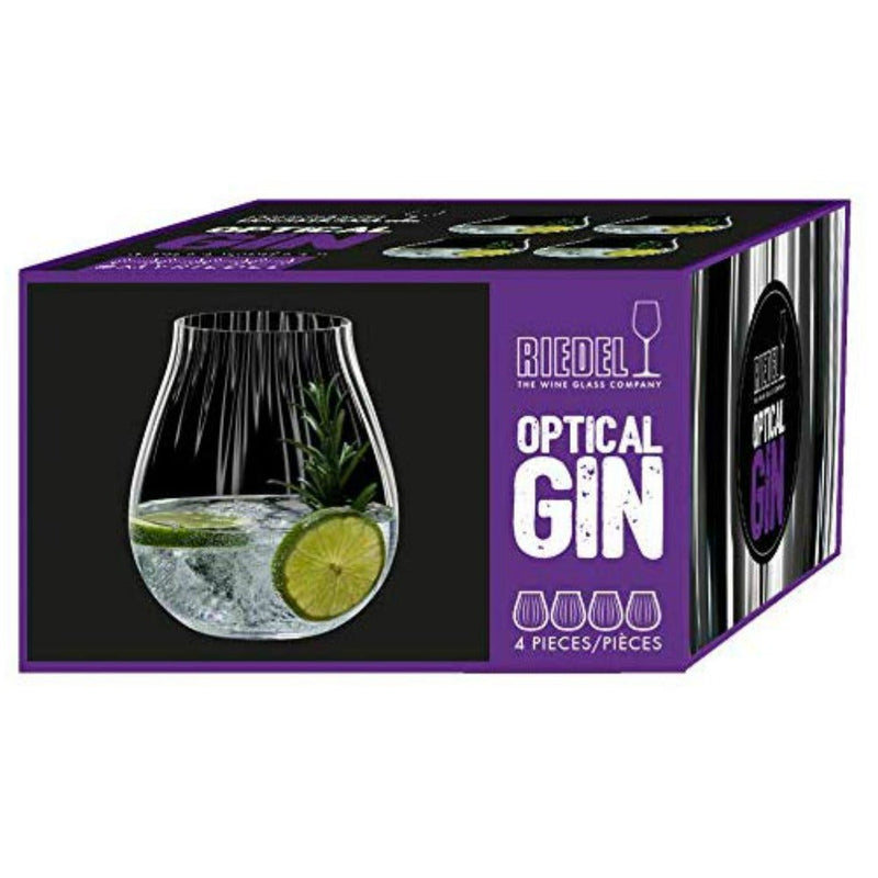 Riedel Crystal Optical O Gin Glasses Set of 4
