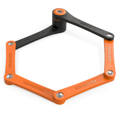 Seatylock Foldylock Compact Bicycle Lock (Orange)