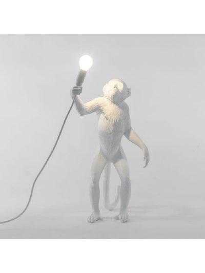 Seletti Monkey Lamp Standing (White)