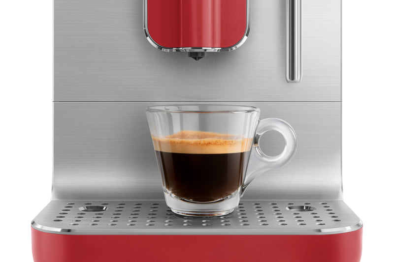 Smeg Bean to Cup Coffee Machine Matte Red