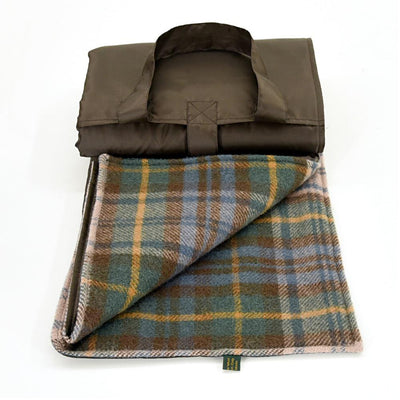 Tweedmill Eventer Large Pure New Wool Picnic Blanket 137 x 170cm (Antique Dress Gordon and Brown)