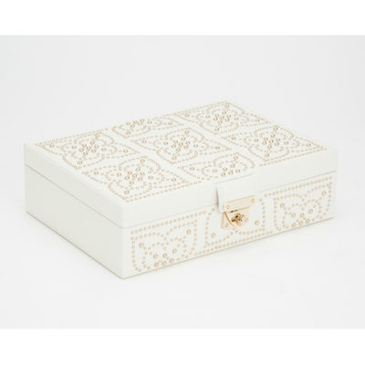 WOLF 308353 Marrakesh Flat Jewellery Case Cream