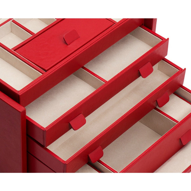 WOLF 213072 Palermo Large Jewellery Box Red