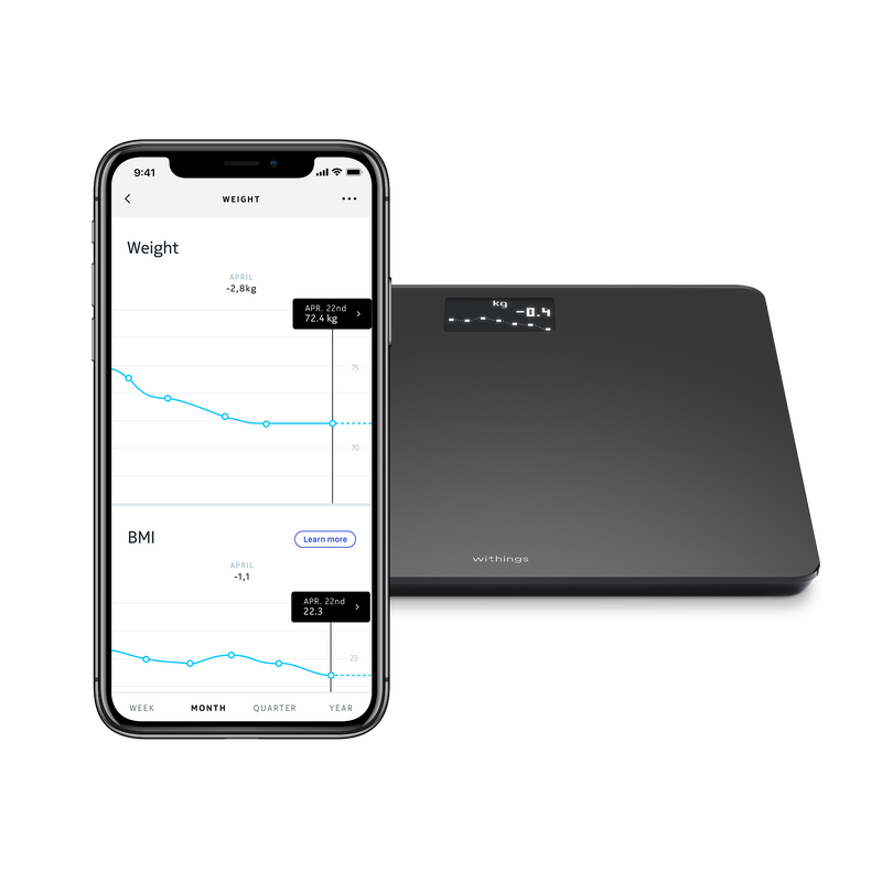 Withings Body BMI Wi-Fi Smart Scale (Black)