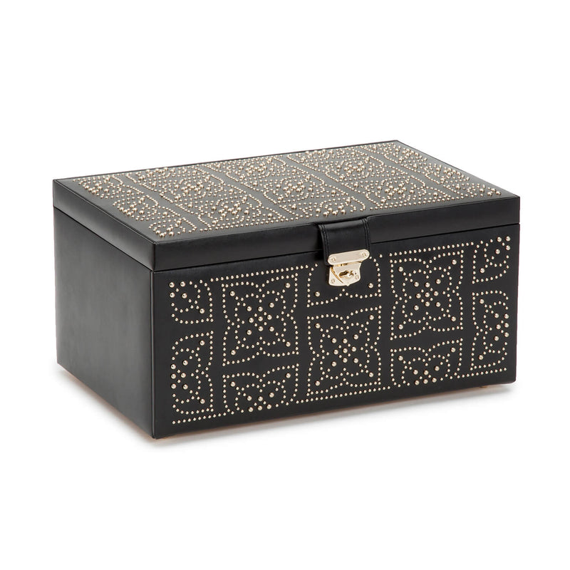 WOLF 308202 Marrakesh Large Jewellery Case Black