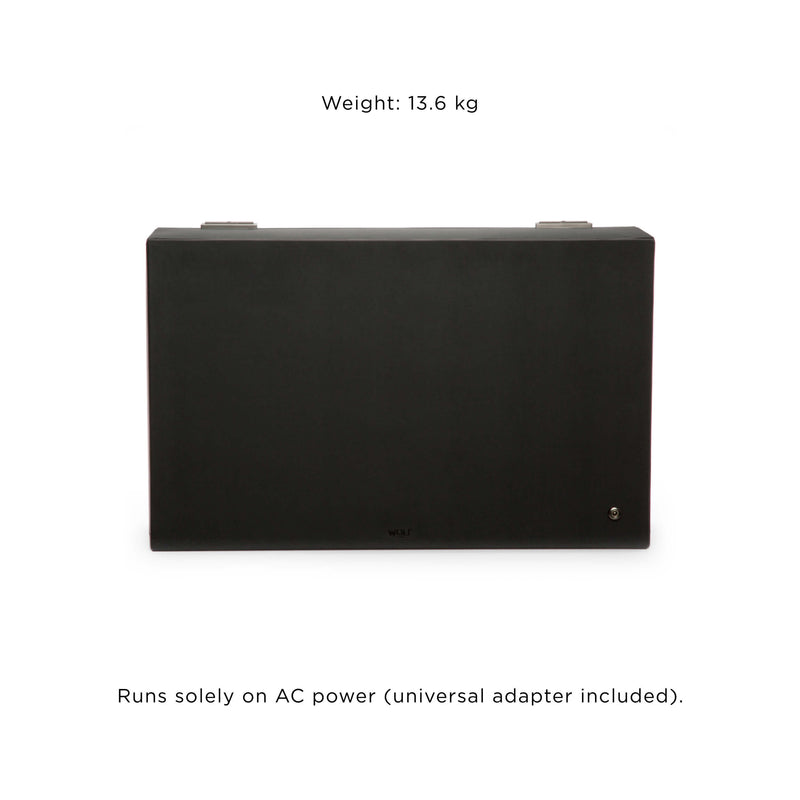 WOLF Axis 469703 - 8 Piece Watch Winder Powder Coat (Black)