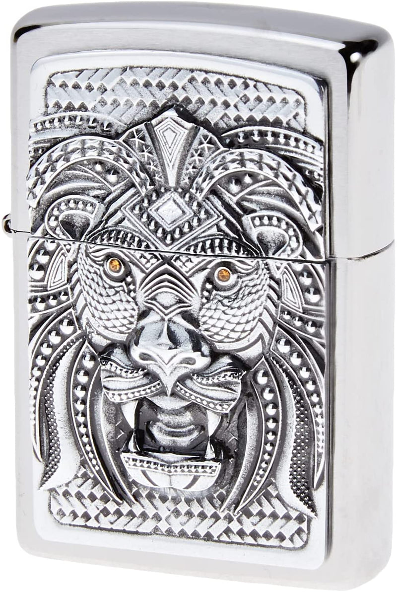 Zippo Windproof Lighter Lion Emblem Design