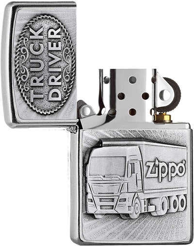 Zippo Windproof Lighter Truck Driver Design